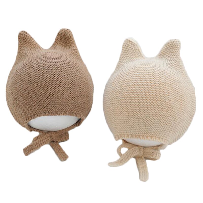 Punto cálido para invierno sombrero Mono para bebé niño chico chica gorra protección de oído sombreros niños gorra tejida para niños gorro infantil