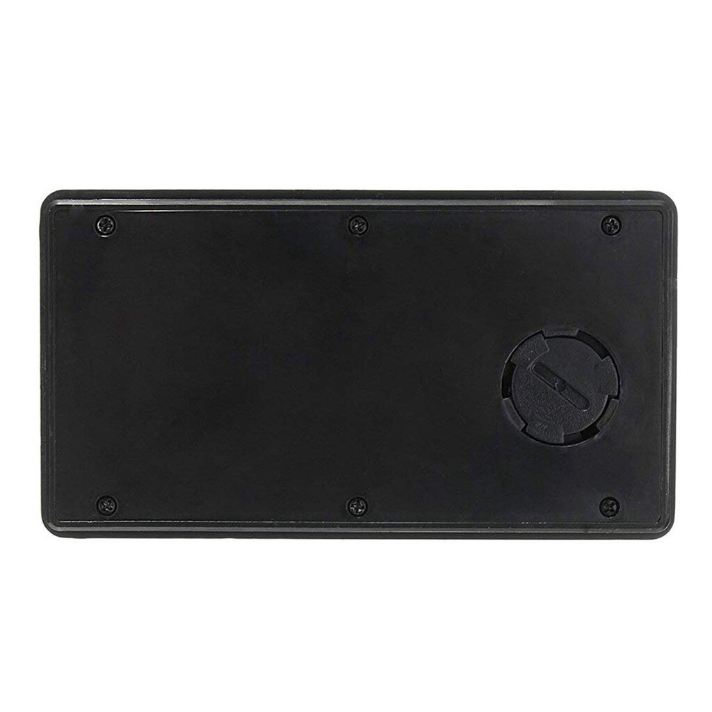 Ultradunne lcd-digitaal display dashboardklok tijdklok met batterij
