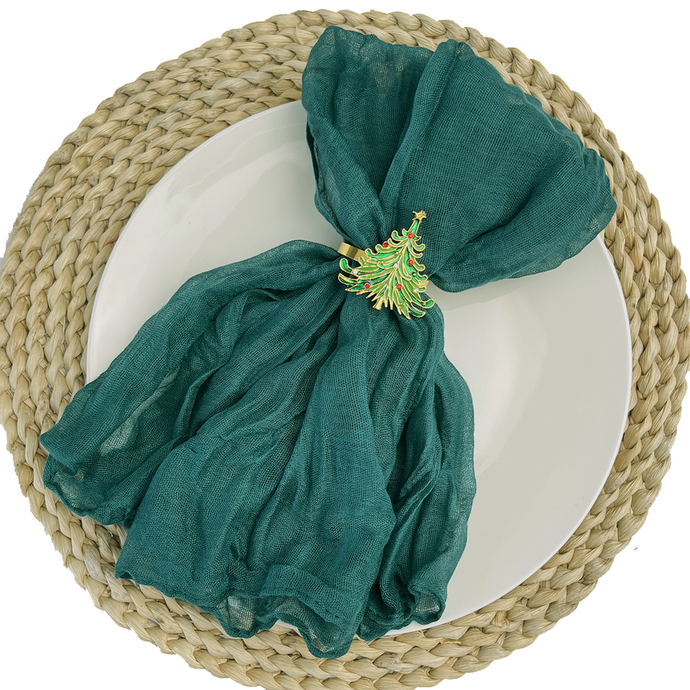 6Stck Salbei Blick Käsetuch Serviette Tisch Tischsets Einstellung Esszimmer Hochzeit Party Bankette Weihnachten Bankette BöGen Kuchen Dekor: Pflaume