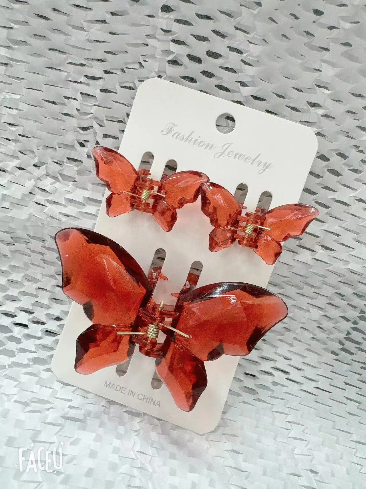 Horquilla de cola de caballo de hada multicolor de estilo coreano, diadema para el pelo, clip de mariposa, accesorios para el cabello femenino de Súper Hada: Oro