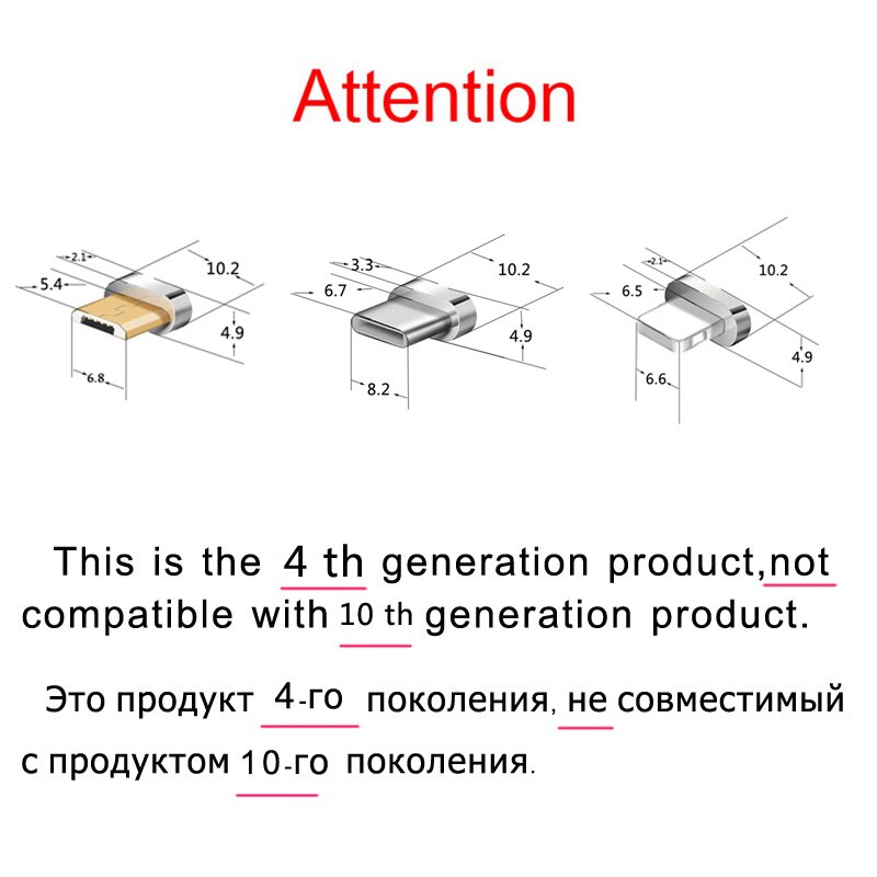 CANDYEIC Micro USB Cabo de Carregamento Para Redmi 6A 5A Cabo Magnética Para Redmi Redmi 4A 3A 2A Magnético Telefone USB cabo de carregamento