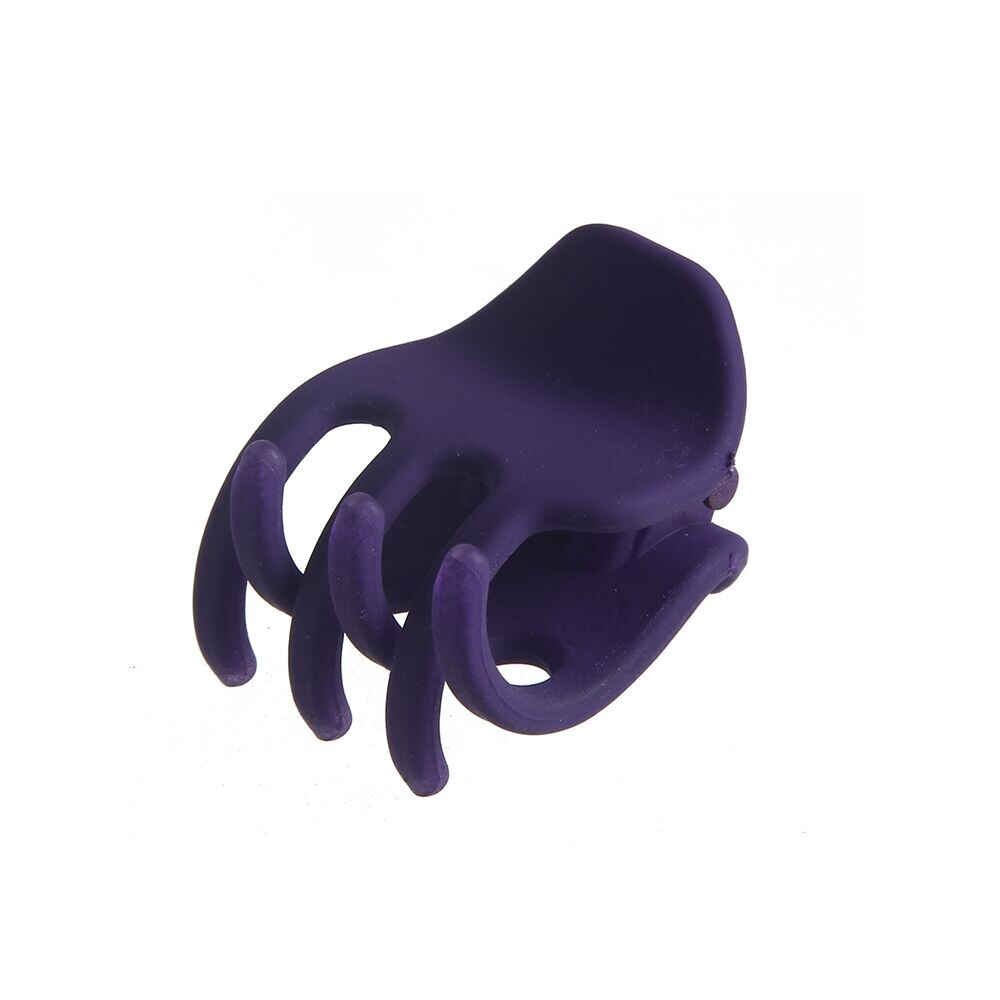 Pinzas para el pelo de cangrejo para niña y mujer, accesorios para el cabello, 5 unids/lote: Morado