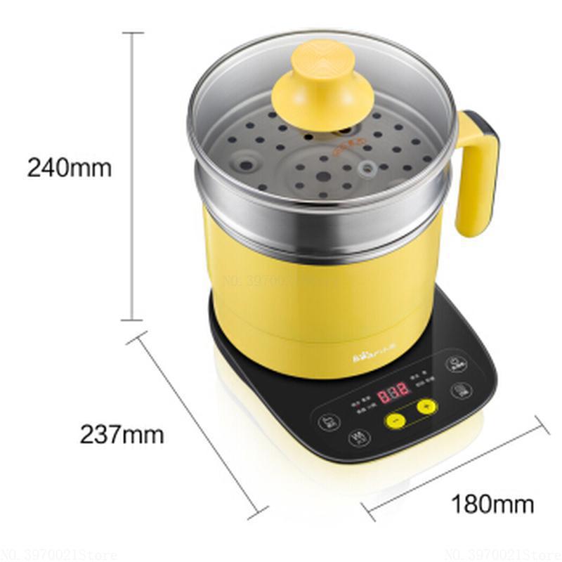 Mini Stainless Steel Multi Cooking pot Cookers Split Type Pot Cooker 9.5h Reservation Keep Warm with 7 Menus: Default Title