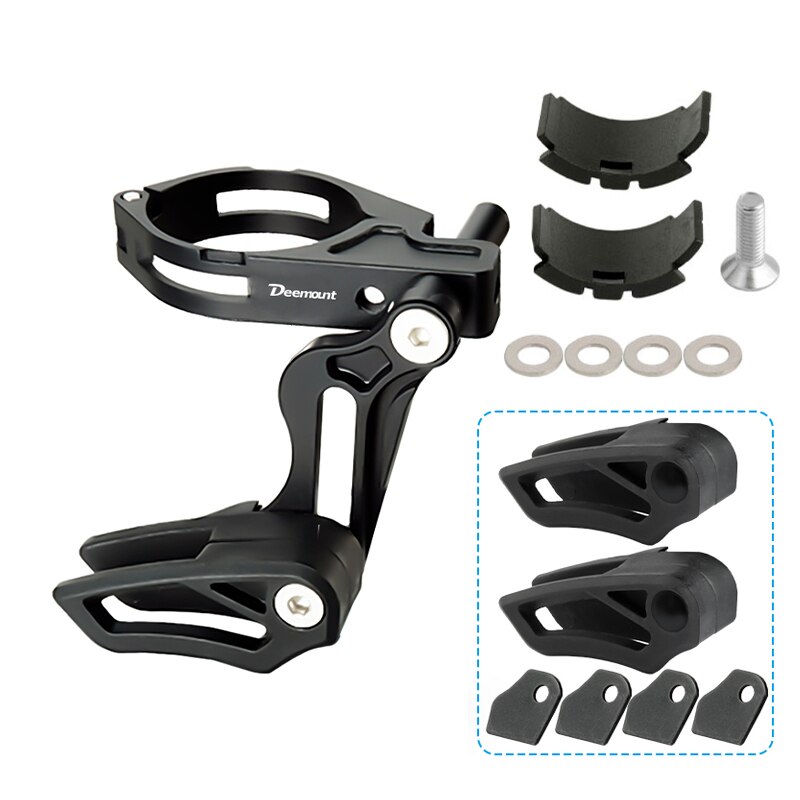 Aluminium Fiets Chain Guide Stabilizer 1X Kettingwiel Mtb Cycle Nylon Chain Holder Protector: CS-04 BZ Black
