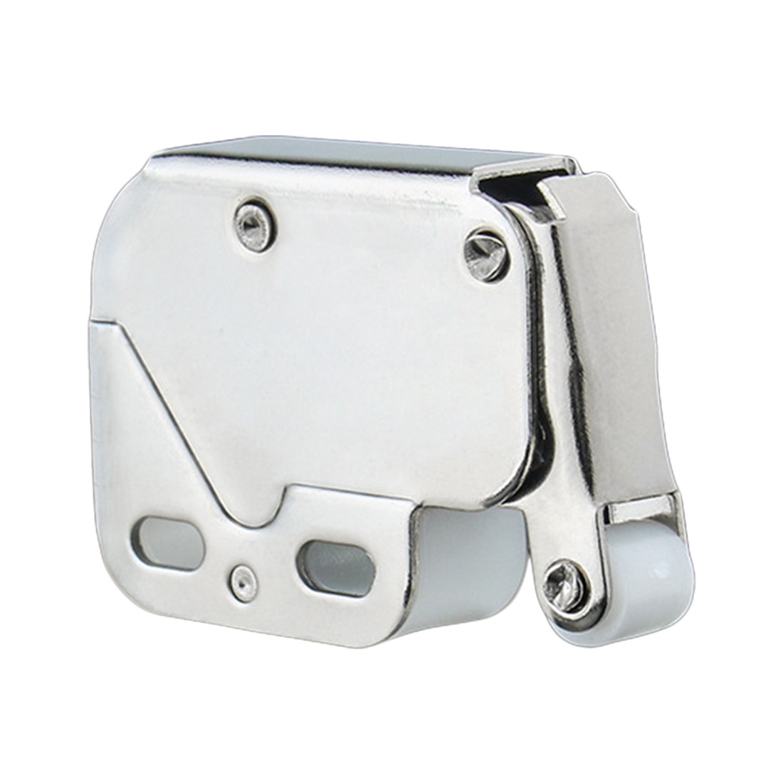 Mini Push spring clip Lock Catch Latch Cabinets Anti-Theft Cupboard Doors Lock With Cross Keys For Furniture Hardware 34 x 27mm