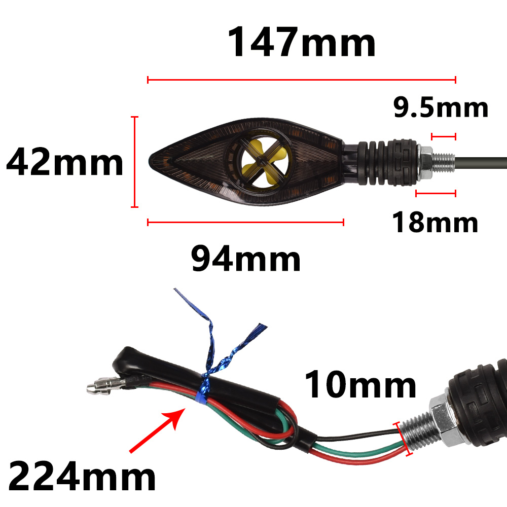 Clignotants de Moto pour SPEED TRIPLE 1050 GT RS SRINT ST STREET TWIN, clignotants ambrés