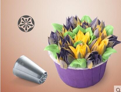 Russian Tulip Stainless Steel Icing Piping Nozzles Pastry Decorating Tip Fondant Cake Cupcake Decorator 11 Patterns: 6