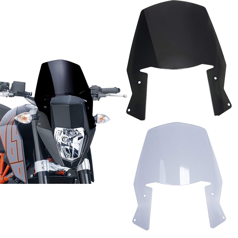 Moto Parabrezza per 2012-2018 duca Enduro R 690 Moto Parabrezza Parabrezza Protezione Dello Schermo di Copertura 2013 2014 2015 201