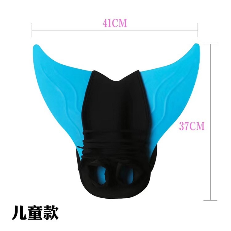 Pinne da sirena per bambini Aldult pinne da nuoto pinne in silicone coda di balena attrezzatura da nuoto per bambini sport acquatici pinne da immersione