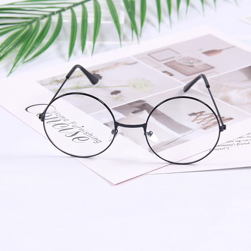 Decoration INS Simple Style Black Frame Glasses for Photos Studio Accessories Photography Props