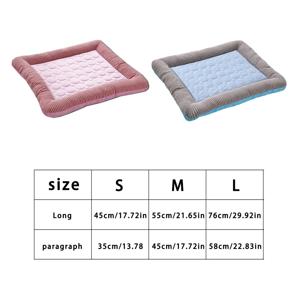 Huisdier Koeling Pad Hond Koeling Zomer Slaapmat Katten Cooling Deken Ijs Zijde Puppy Slapen Matras Kat Bed Huisdier Kussen pad
