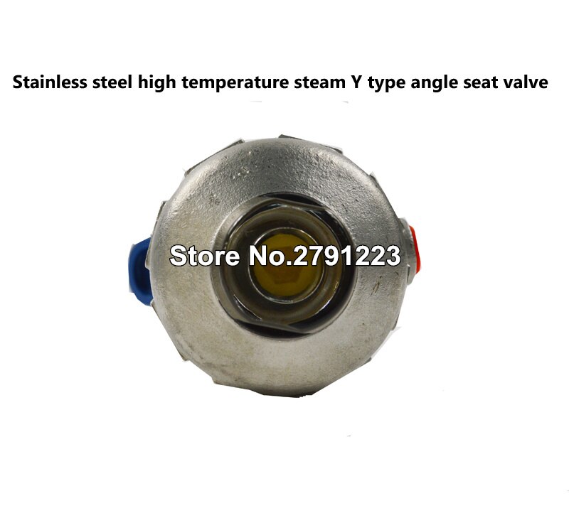 Stainless steel high temperature steam Y type angle seat valve