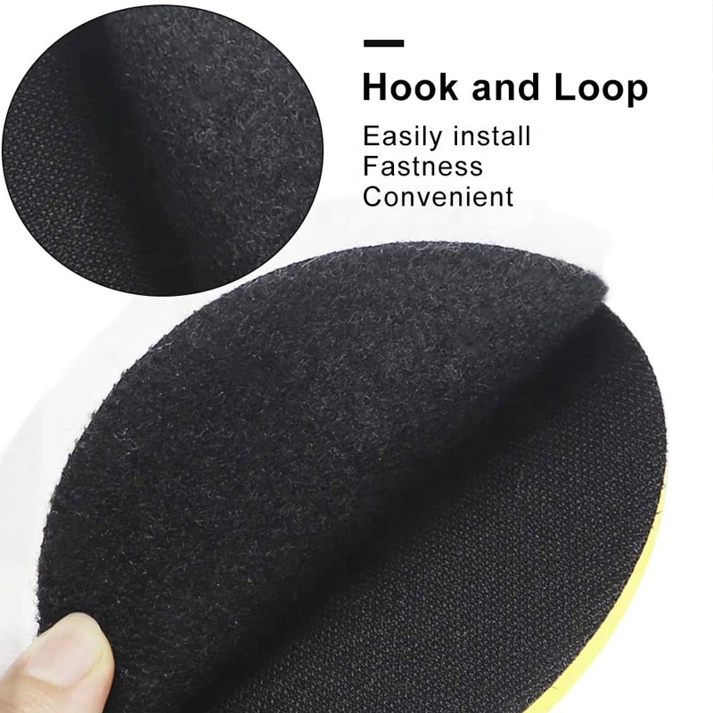 5Pcs Car Polishing Kit Self-Adhesive Buffing Waxing Sponge Wool Wheel Polish Pad for Car Polisher Drill Adapter Detail Cleaning