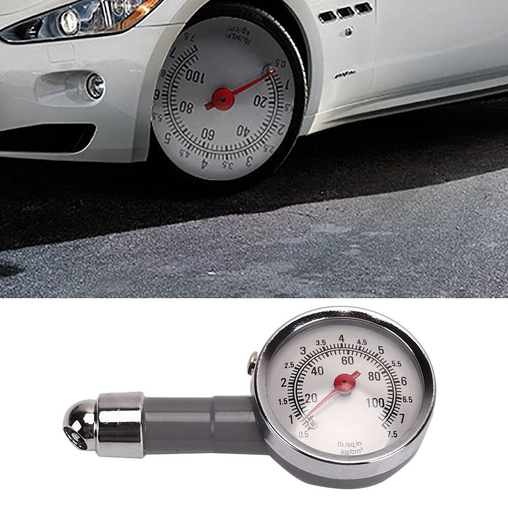 Professionele Bandenspanningsmeter Air Meting PSI/BAR Release Knop Auto
