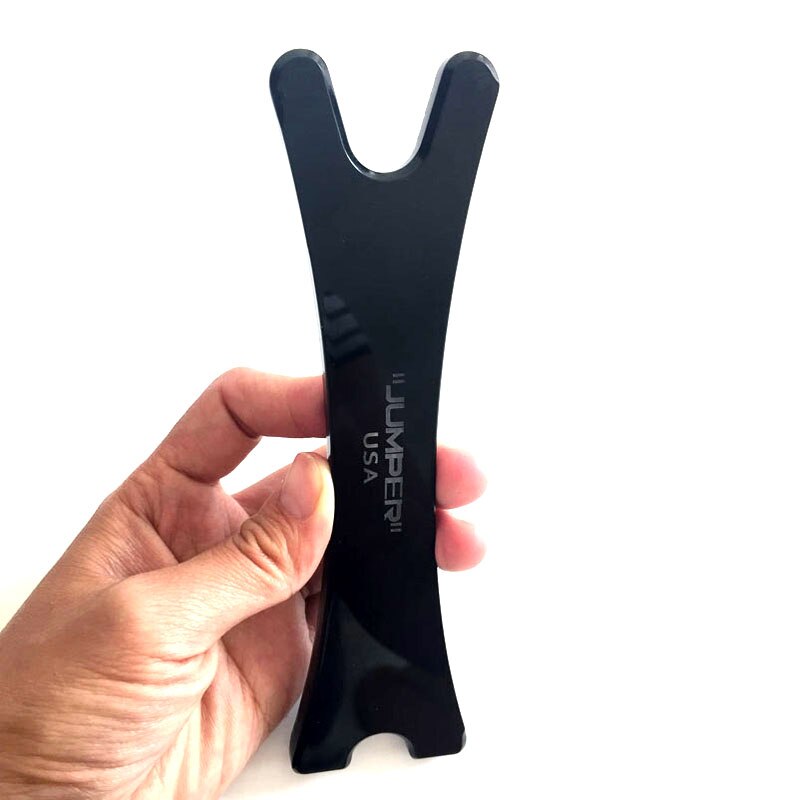 1pc JUMPER Black Acrylic Billiards Pool Cues Rest Head PMMA TV Ball Dediceted Bone Snooker cue Rest Head