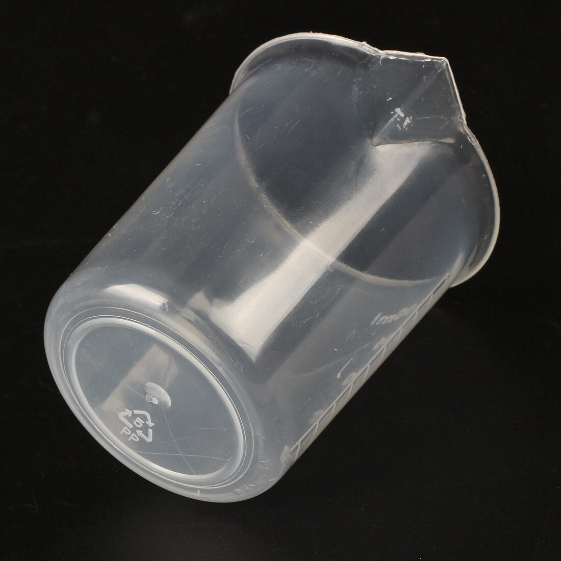 5 pieces of 100 ml Transparent measuring cup Laboratory plastic measuring cups