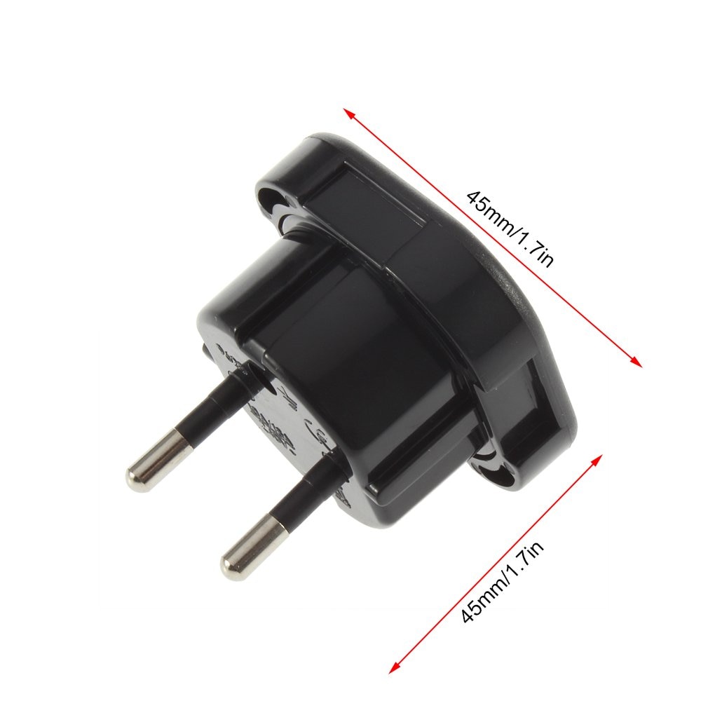 Universal 2 Pin Ac Power Plug Adapter Connector Travel Power Plug Adapter Uk Naar Eu Adapter Converter