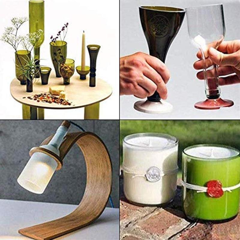 Máquina cortadora de botellas de vidrio, herramienta para cortar botellas de vino, cerveza, arte DIY hecho a mano