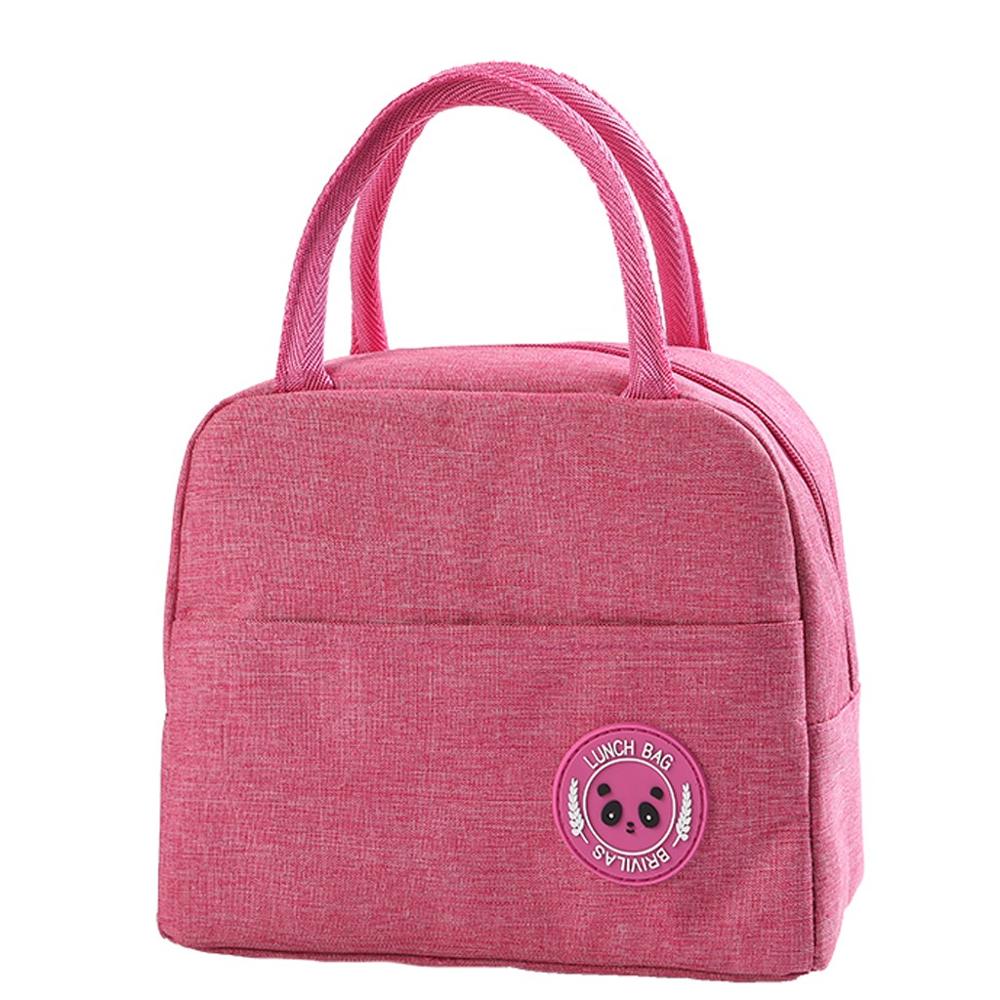 Bolsa de almuerzo fiambrera bolsa de comida Unisex bolsos para la comida para mujer para actividades al aire libre estilo Simple gran capacidad impermeable bolsa térmica #2