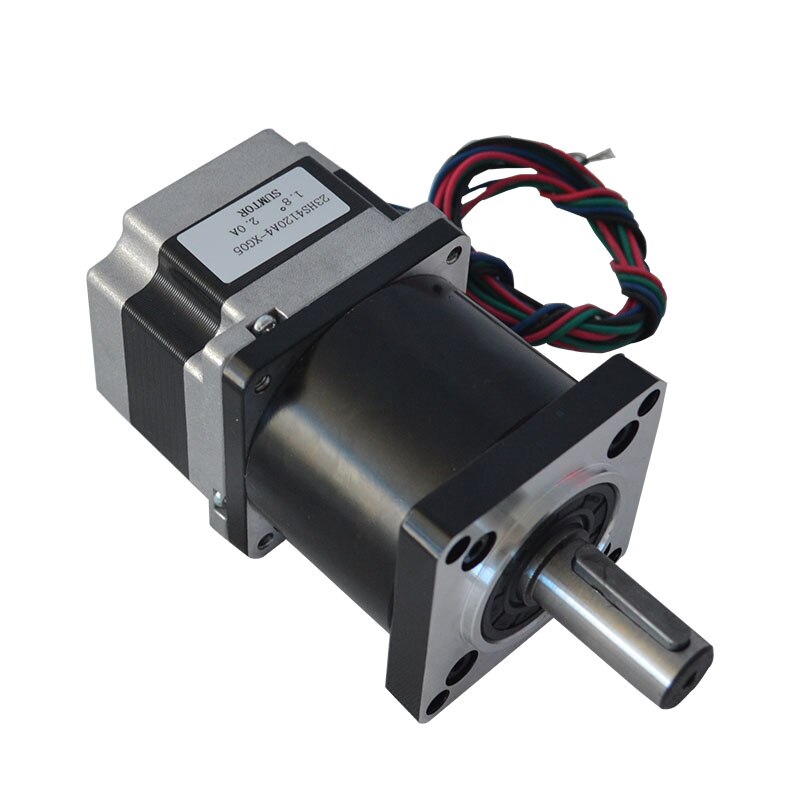 planetary gearbox nema 23 with stepper motor 5:1 ratio with 41mm motor body length 0.55N.m holding torque