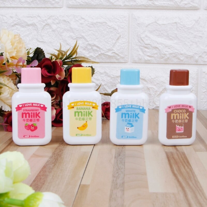 Correction Tape Stationery Cartoon Milk Bottle Style Office And School Supplies