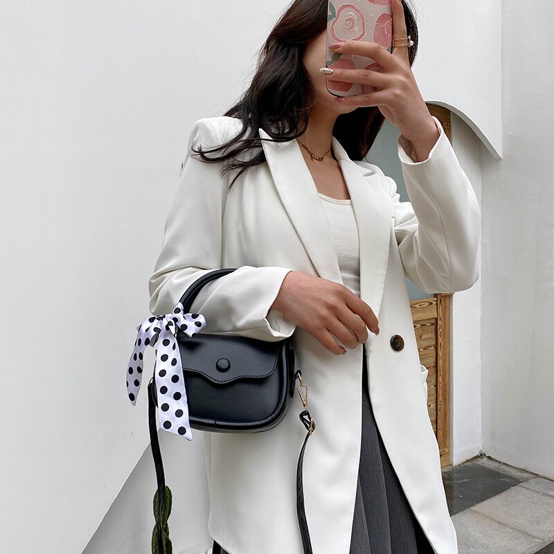 Einfache Kunst Und Weise Frauen Kleine Klappe Schulter Bote Taschen PU Leder Weibliche Bowknot Geldbörse Handtaschen Neue Elegante Damen Telefon Beutel