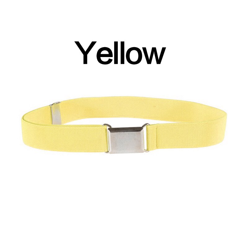 Verstelbare Riem Voor Kids Kinderen Stretch Elastische Canvas Tailleband Jongens Meisjes Gespen Broek Broek Riem Riemen: A
