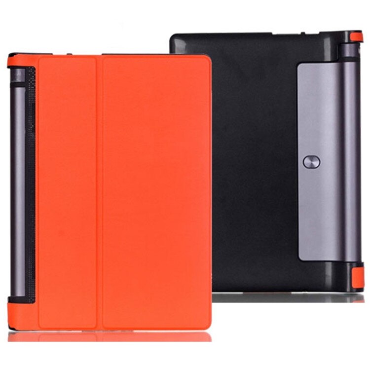 Cover til lenovo yoga tab 3 yt3-x50f yt3-x50l 10.1 tommer pu læder tablet cover cover til lenovo yoga tab 3 yt3-x50f x50l x50m: Orange