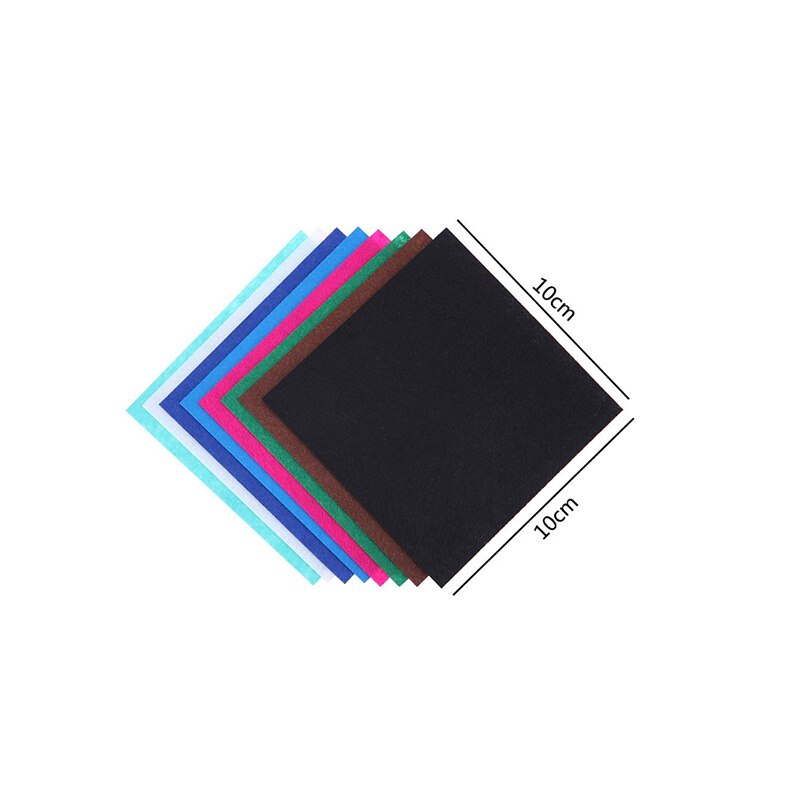 10pc/lot Felt Fabric Sheets DIY Craft Felt Non-Woven Fabric for Handmade Patchwork Home School Projects Decoration