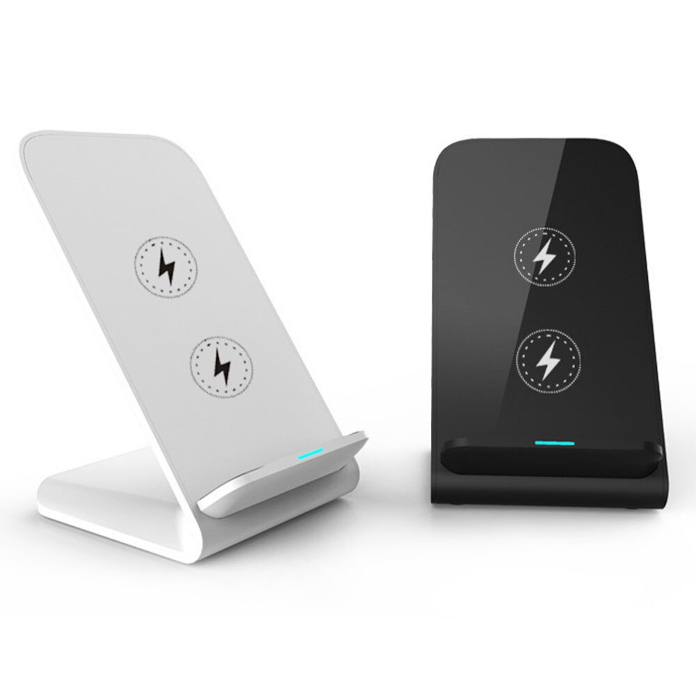 10W Wireless Chargeing Stand Houder Voor Iphone Samsung Draadloze Oplader Mobiele Telefoon