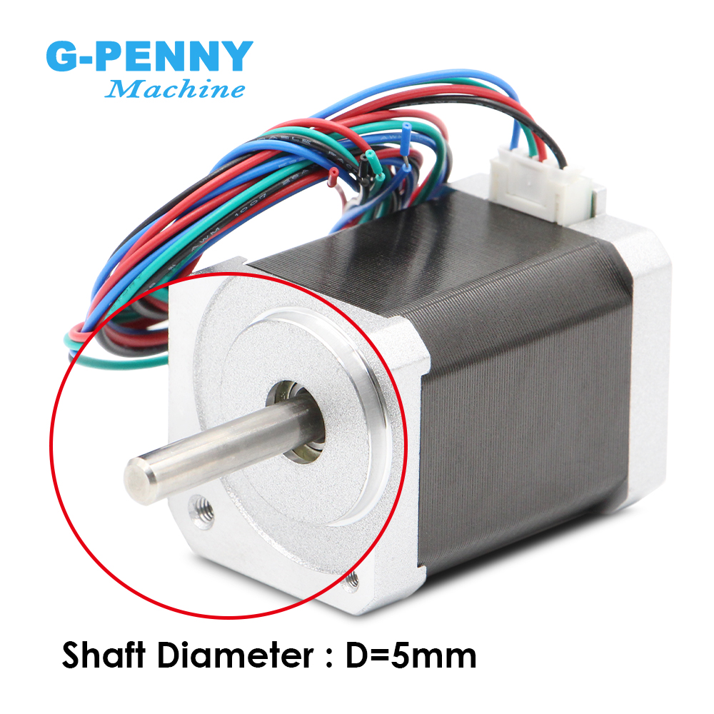 Nema17 Stappenmotor 60Mm Lengte 1.7A 0.73Nm 7.3Kg. Cm 104Oz-in High Torque Nema 17 Stappenmotor 7.3Kg. Cm Voor 3D Printer