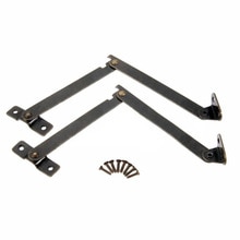 Iron Lid Support Hinges Display Stay Lift Up Jewelry Box Case Cabinet Hardware