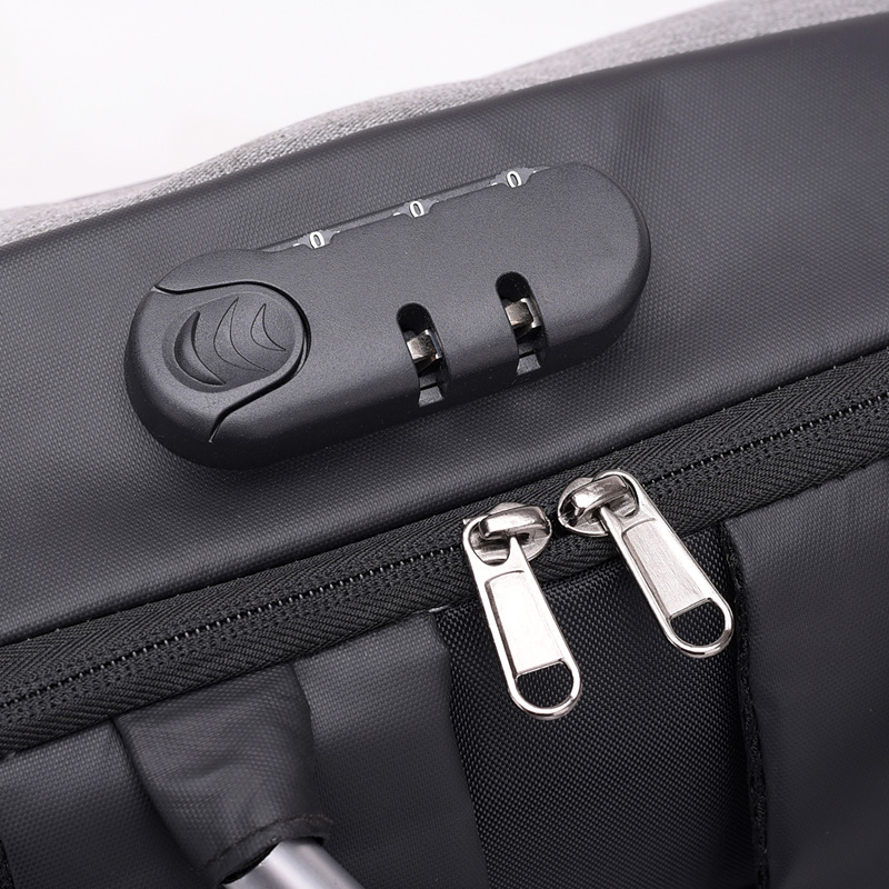 Anti-Diefstal Laptop Tas Usb Lading Rugzak Notebook Tas Voor Zakelijke Mannen Universele Unisex Casual Rugzak