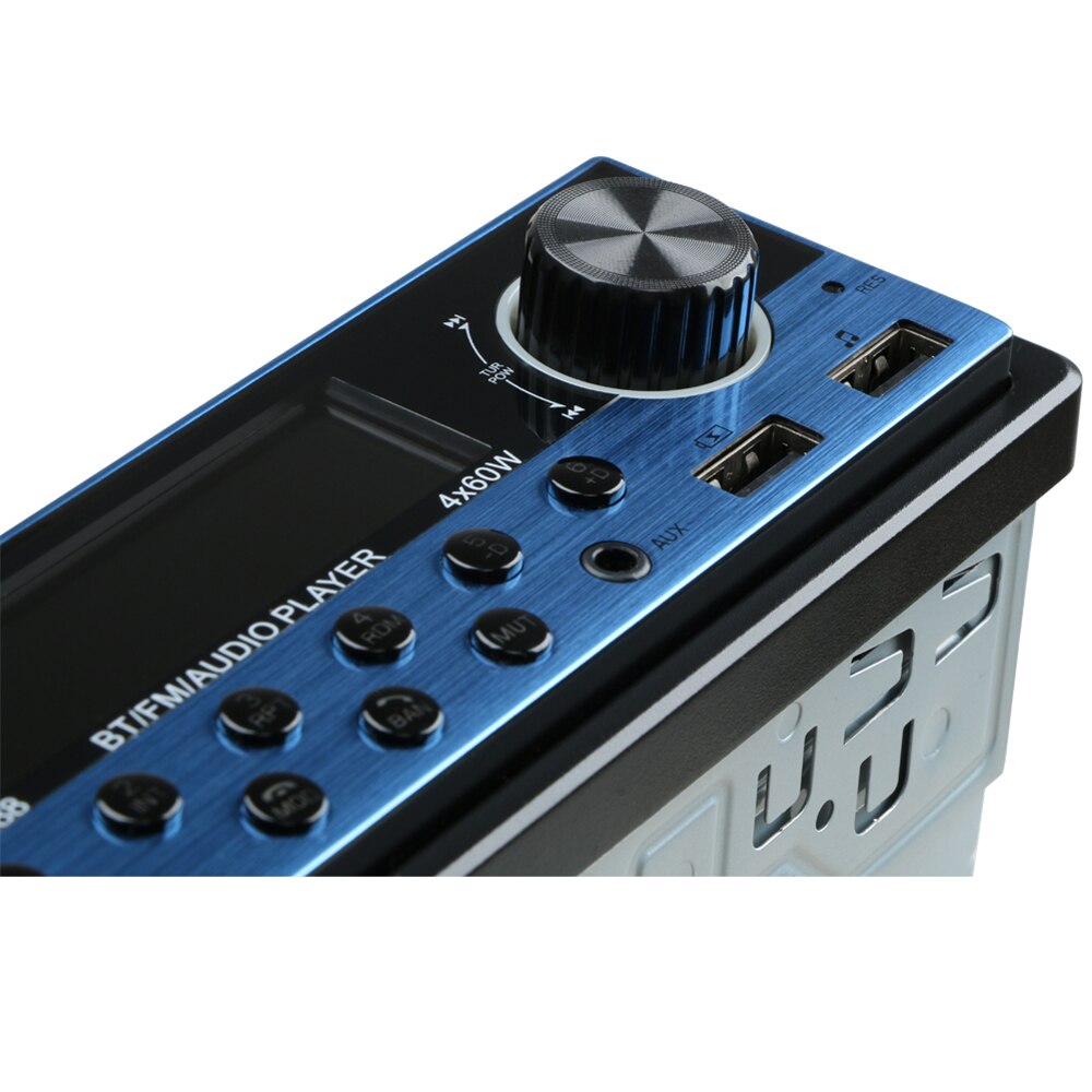 Dual Usb Auto Multimedia Speler Autoradio Coche Rds Bluetooth Aux Stereo Audio MP3 Radio Para Auto Elektronica Autoradio 1 din