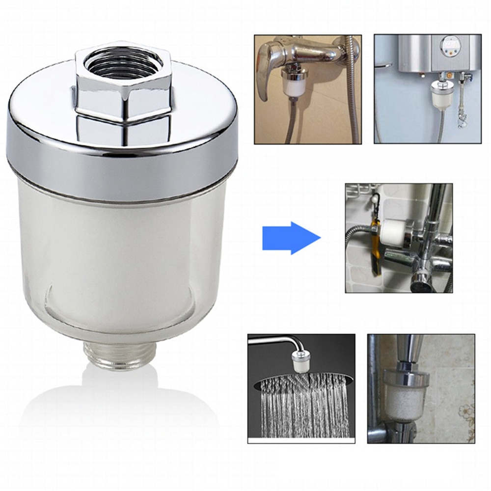 Multifunktions vandrenser filtrering vandhane brusehoved vandfilter renser output bad bruser filter badeværelse dele
