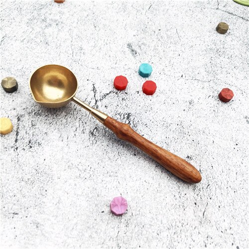Roestvrij Stalen Lepel Wax Seal Lepel Voor Smelt Wax Gesmolten Ontbinden Wax Lepel Diy Craft Anti Wax seal Stempel Lepel: S008