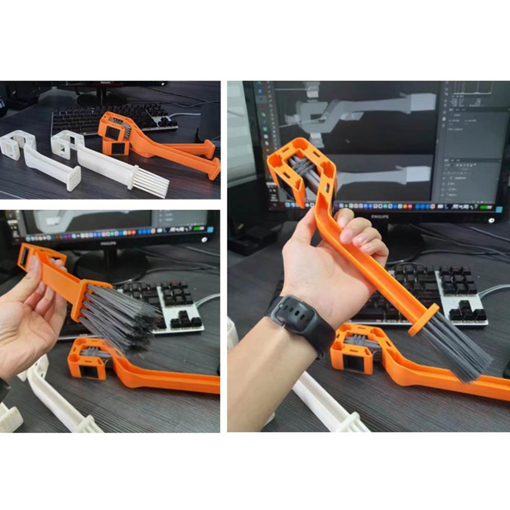 Fiets Ketting Cleaner Motorfiets Racefiets Ketting Reinigingsborstel Dubbelkop Fiets Ketting Wasmachine Cleaner Gear Ketting Detaillering Borstel