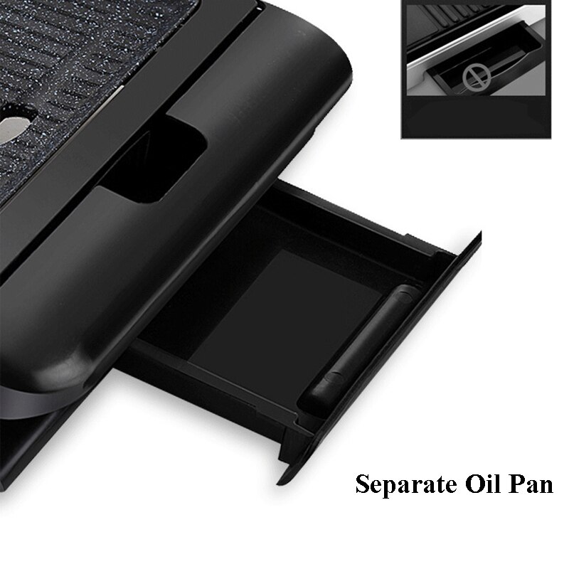 Household Multi-function Barbecue Machine Korean Dish Flat Pan Indoor Smoke-free Grill Electric Baking Pan DL-8015