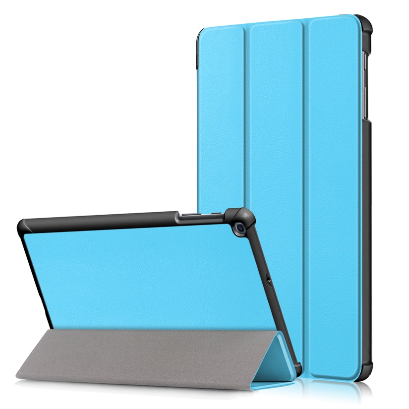 Funda delgada para Samsung Galaxy Tab A 10,1 -ligera funda de soporte para Samsung Galaxy Tab A 10,1 pulgadas T510 T515 Tablet: LightBlue