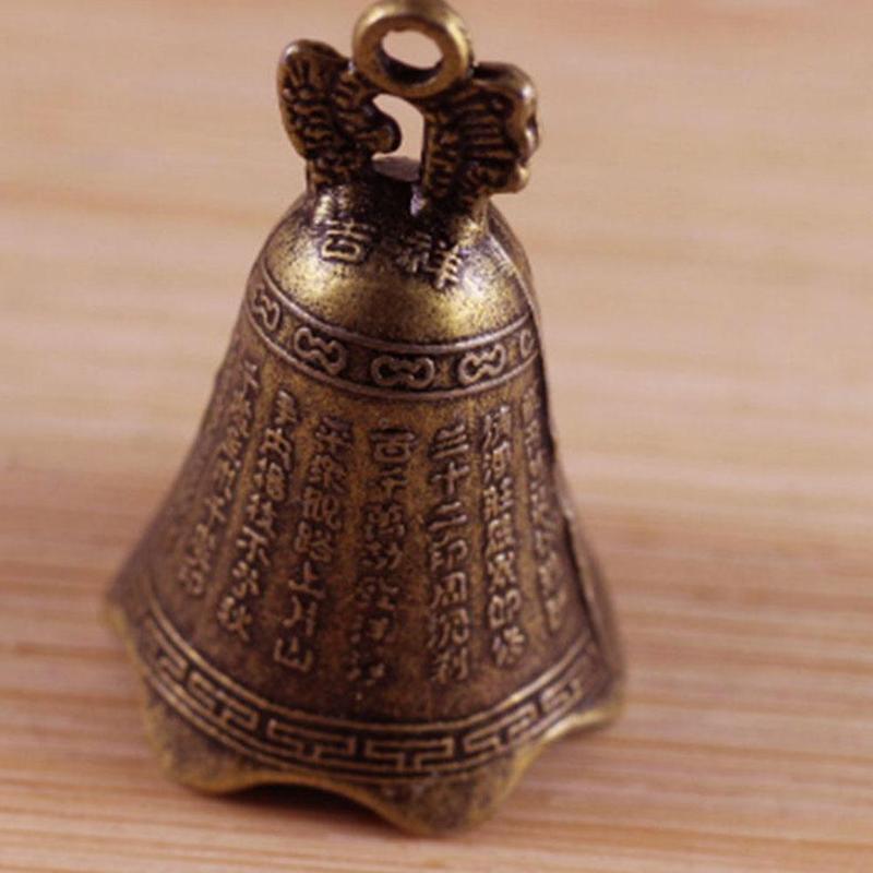 1Pcs Chinesetraditional Geluk Brass Dragon Bell Tempel Geluk Geluk Antieke Collectie Houshold Decroation