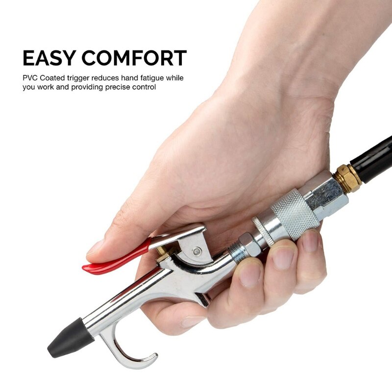 20 pcs air compressor accessories kit contains various useful air compressor accessories 25 feet recoil air hose