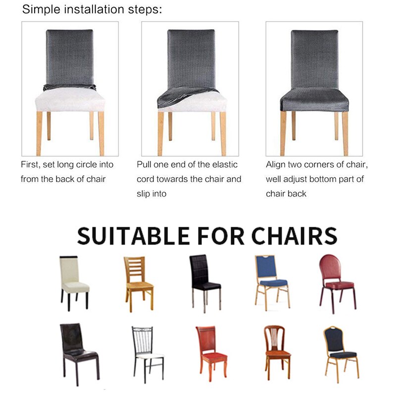 Stretch Dining Chair Covers Slipcovers Removable Chair Protective Covers Tie Dye Chair Cover Spandex Stretch Elastic Slipcovers