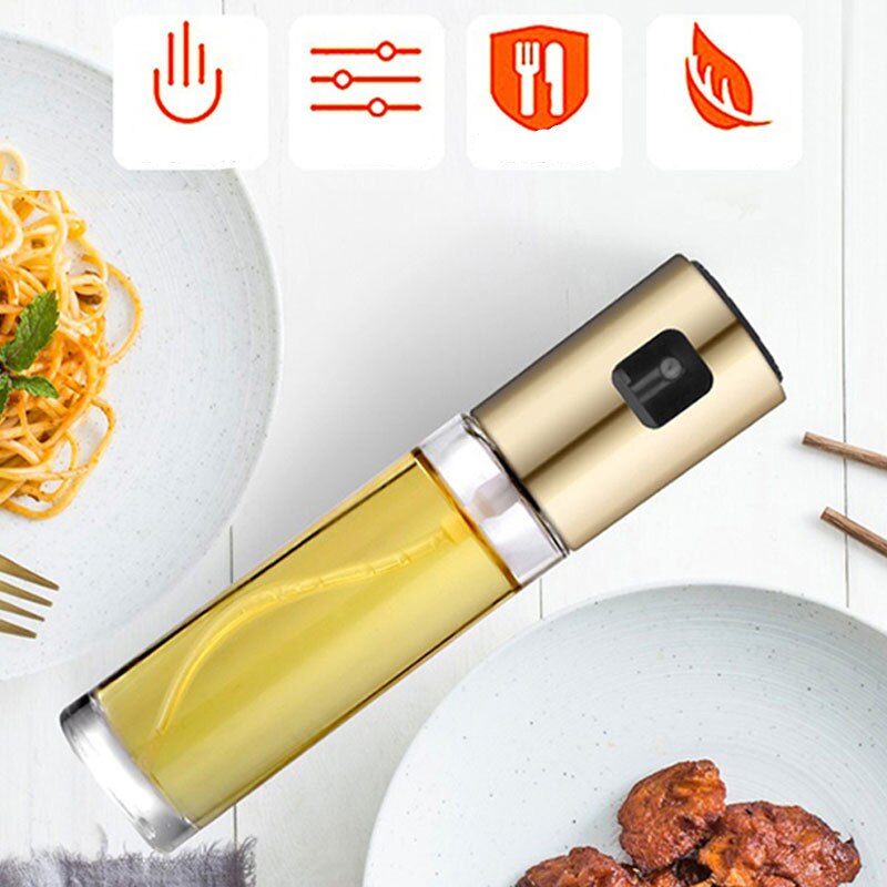 Kitchen Spray Bottle Leak-Proof Oil Vinegar Spray Bottles Gravy Boats for Bbq Baking Tool