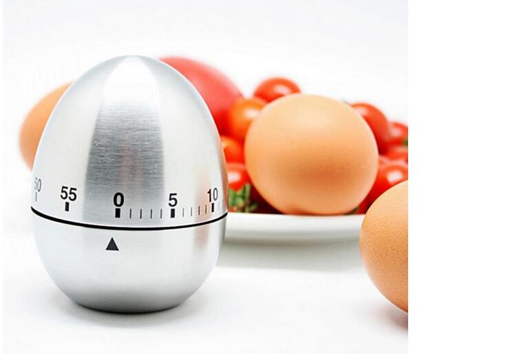Cooking Kitchen Mechanical Timer Alarm 60 Minutes Stainless Steel Kitchen Cooking Tools Kitchen Egg Timer Egg Reminder
