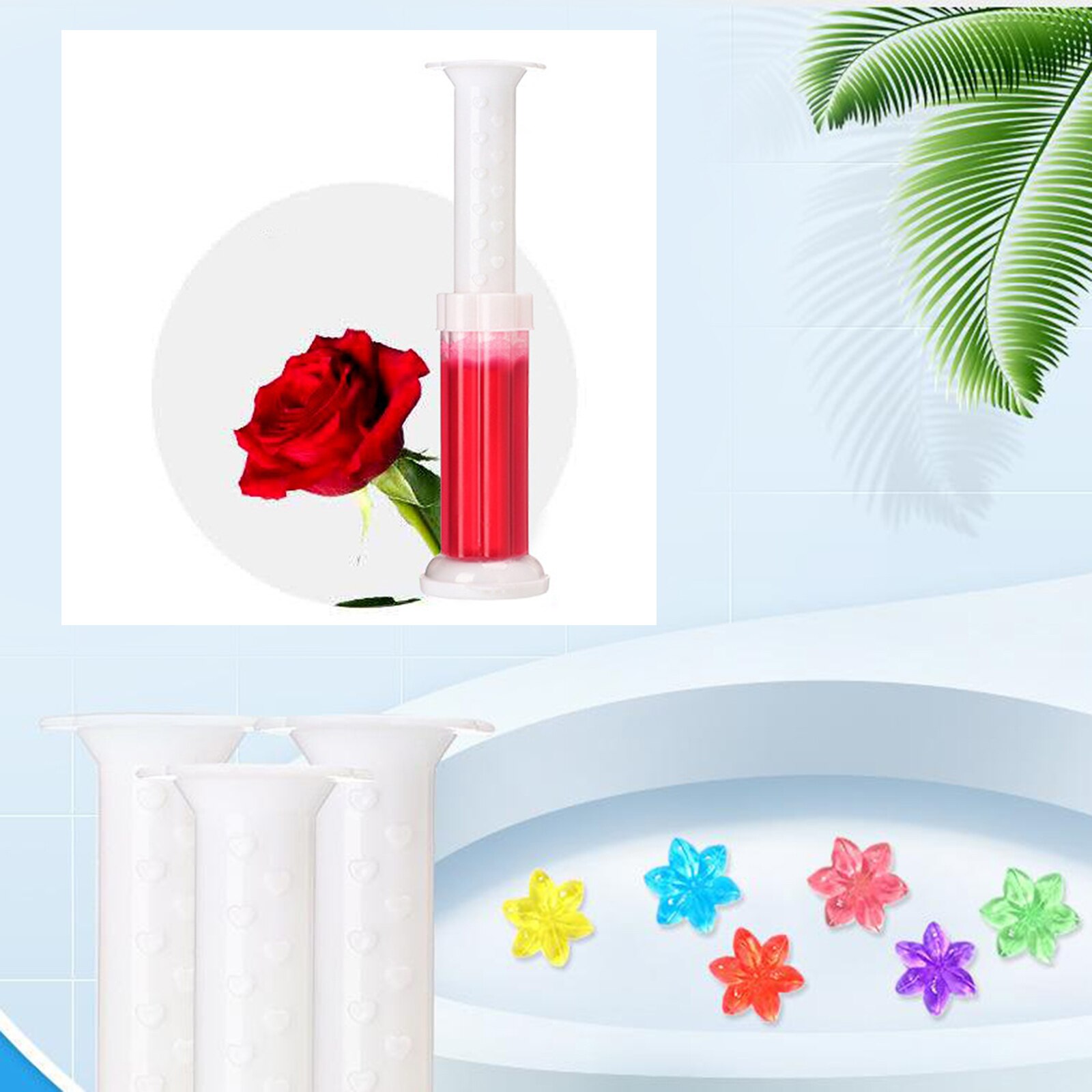 Bloem Wc Schoonmaken Stempel Gel Badkamer Schoner Wc Gel