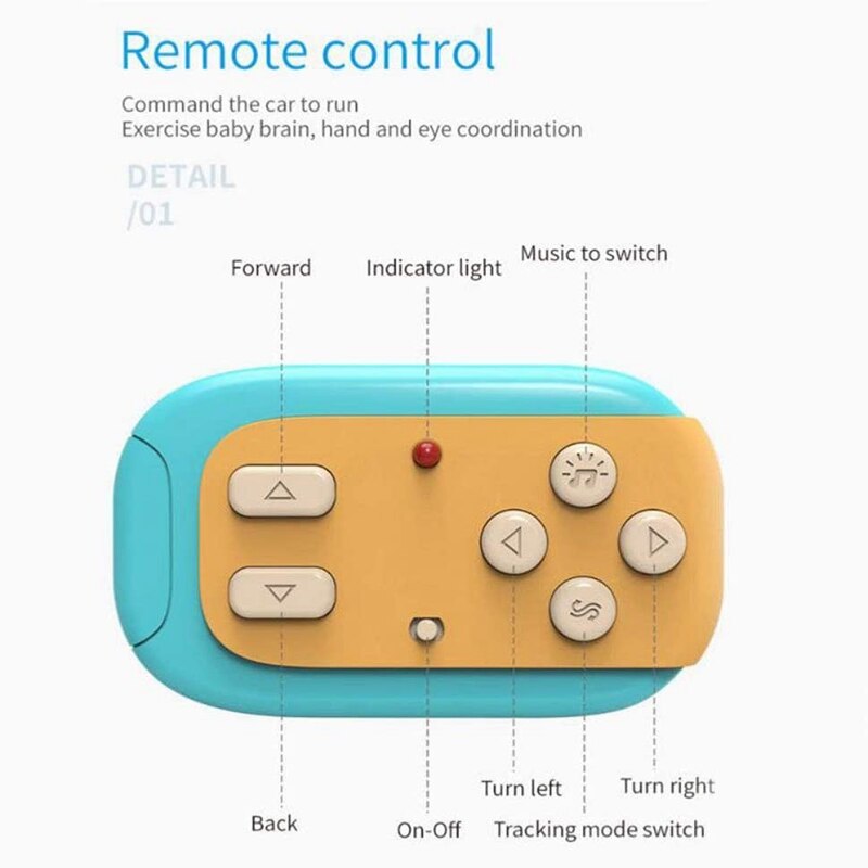 freundlicher Spielzeug Fernbedienung Auto Hand Kontrolle Induktion Verfolgung Fernbedienung Auto Drahtlose Fernbedienung Auto