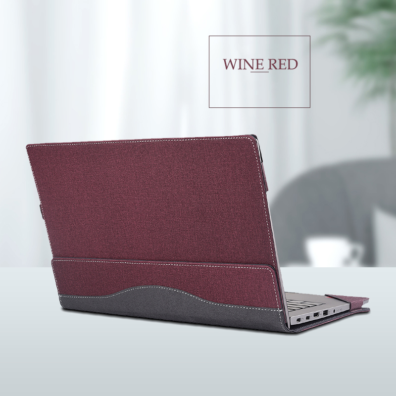 Laptop Case Cover Voor Hp Probook 440 445 G11/Elitebook 640 645 G11 Afneembare Notebook Hoes Beschermende 14 Inch Huid: < 12" / Wijn Rood