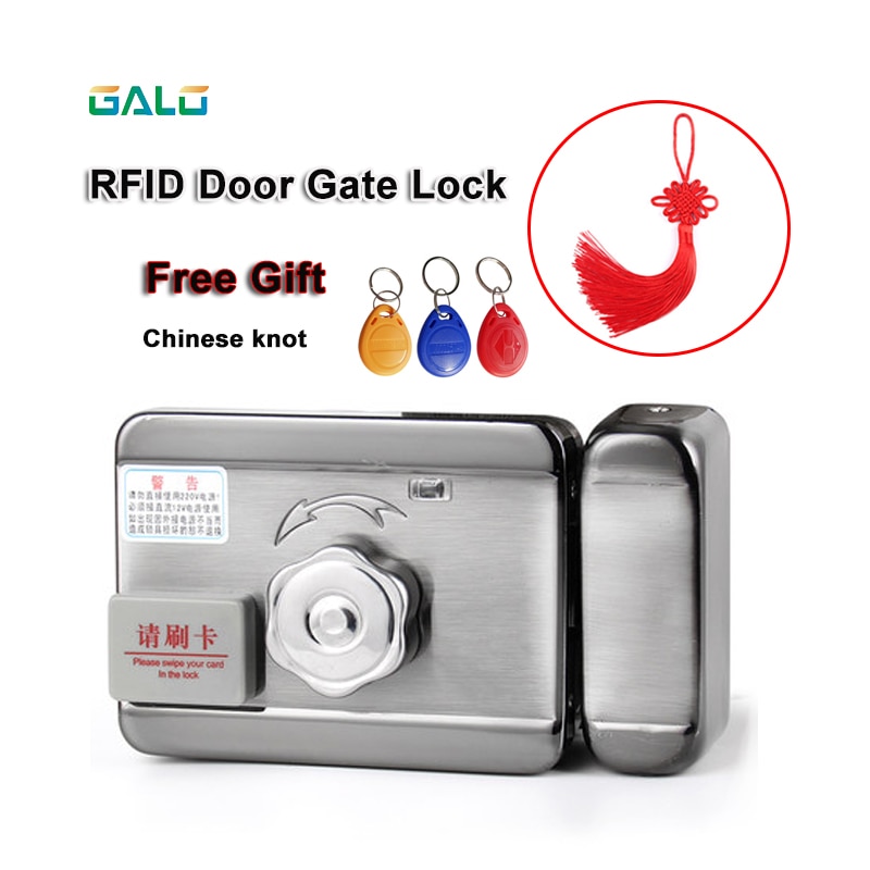 DC12V Electric Gate Door RFID smart Lock Access Control System Free Chinese knot as