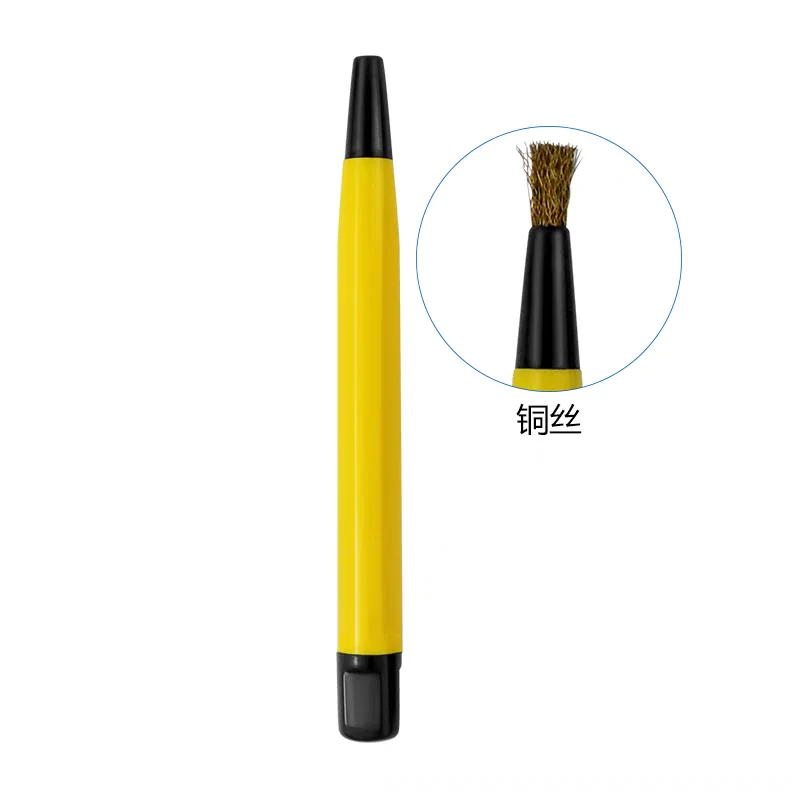 1pc orologio penna per pulizia gioielli penna antigraffio in fibra di vetro penna smacchiatore di ruggine strumento di riparazione componenti elettronici gioielli: Black
