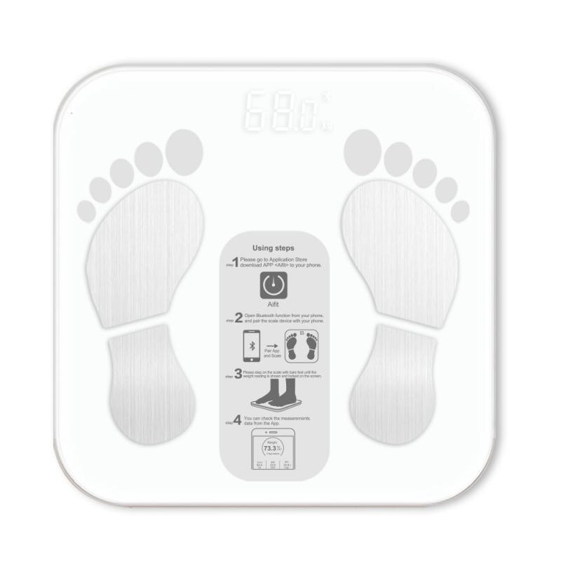 App Bluetooth Scale Electronic Body Health Scale Weighing Measurement Body Fat Scale Ce Certification Smart Electronic Weighing